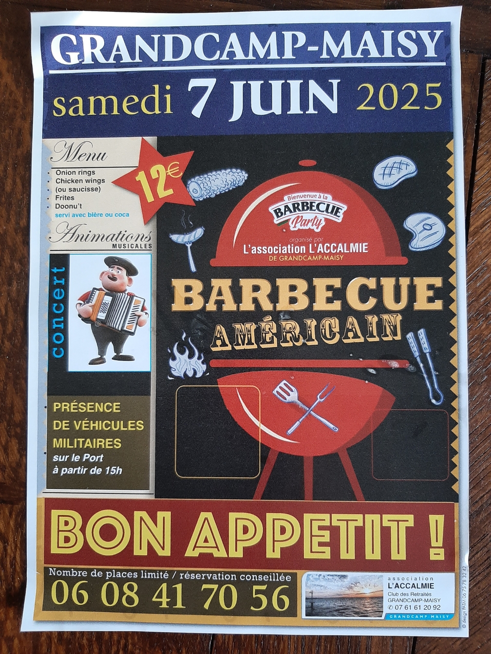  Barbecue américain Grandcamp 