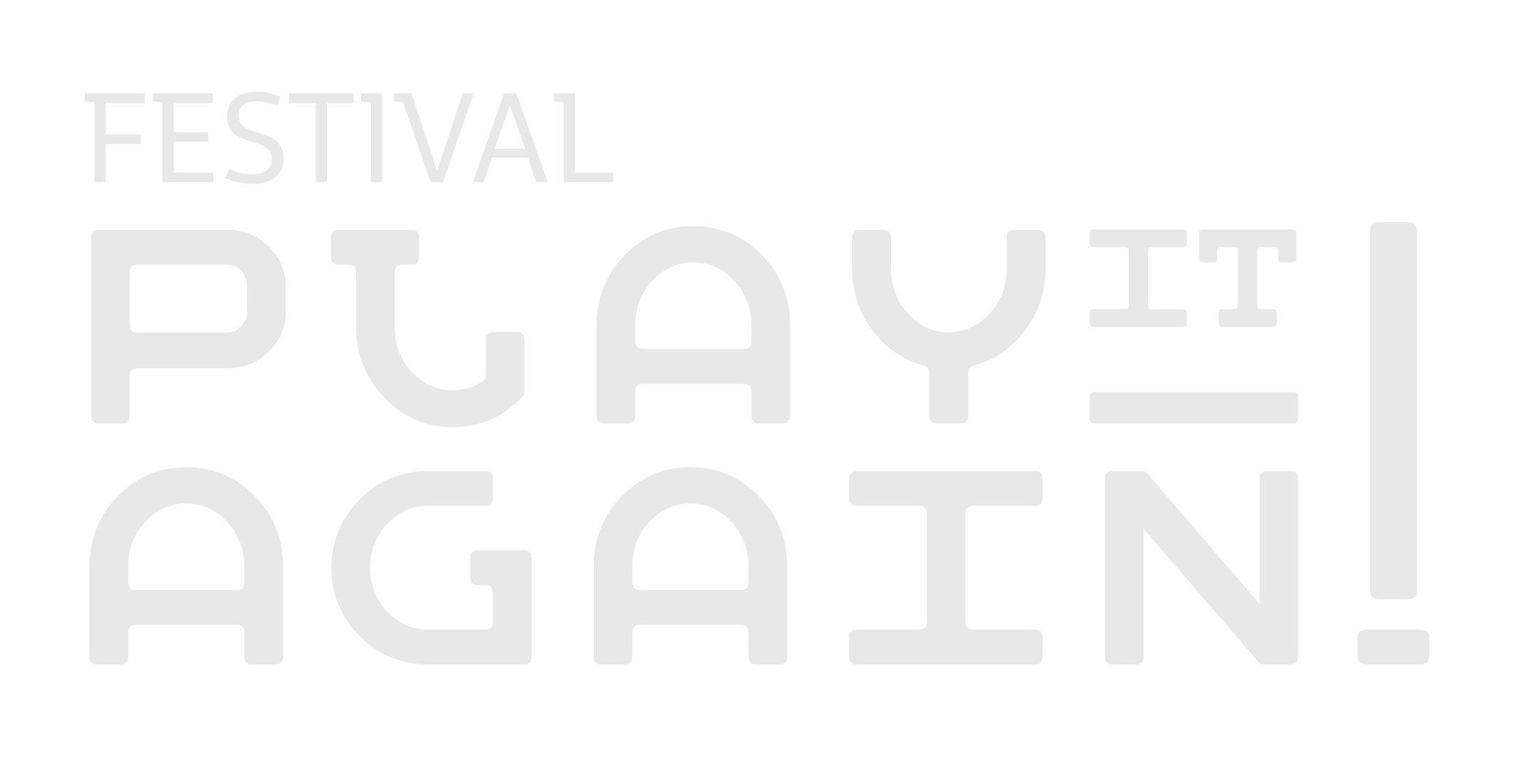 Festival Play It Again Du 18 sept au 1 oct 2024