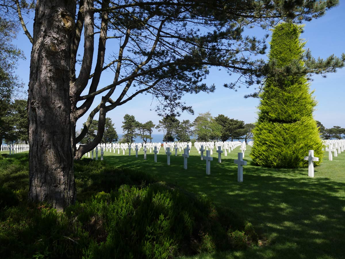   Visite du cimetière américain de Colleville sur mer 