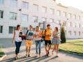 1 free-time-students-bachelor-s-campus-life-rhythm-five-friendly-students-are-walking