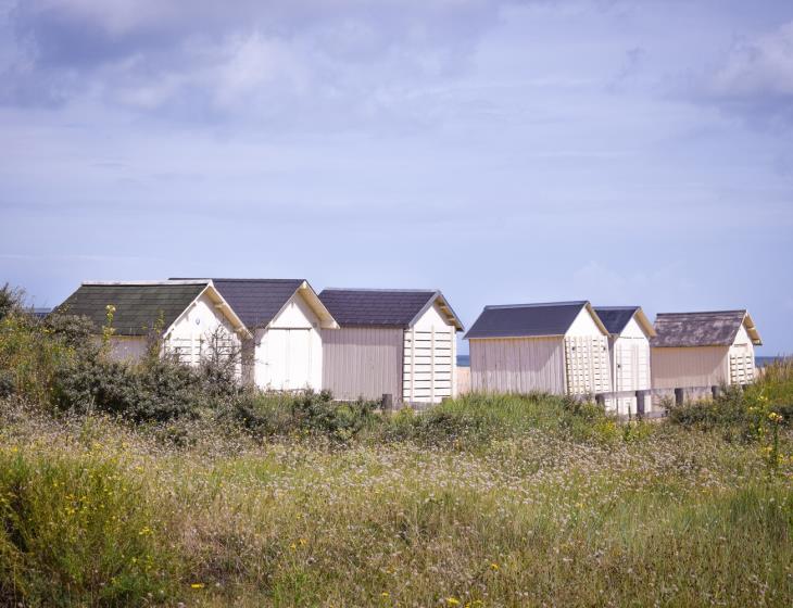 Cabines de plage de Ouistreham