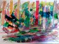 techniques mixtes (pastels, encres)