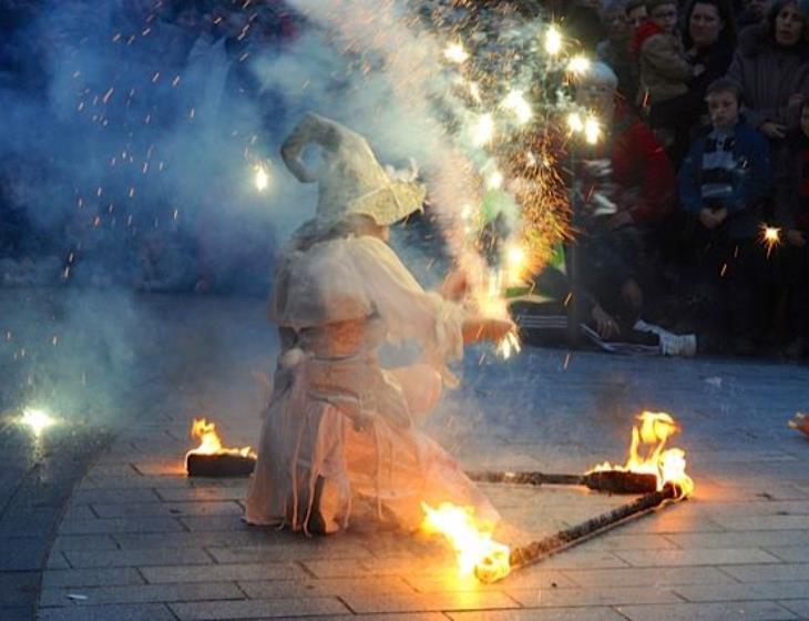 Spectacle de feu