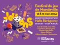 Visuel festival du jeu JOUONS Mondeville