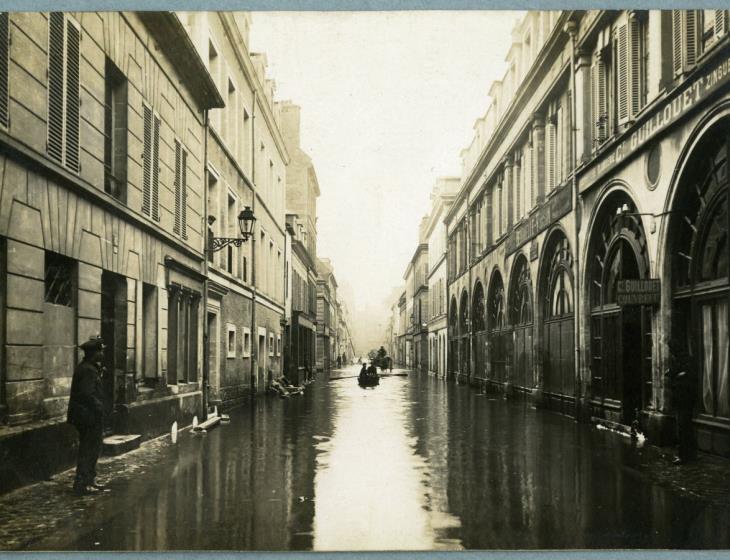 Inondation à Caen en 1925