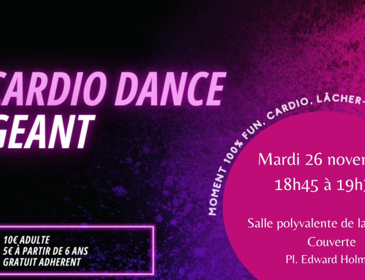 Cardio dance Géant- myGym Falaise 