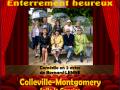 Affiche 1 -Enterrement pluvieux, Enterrement heureux-Colleville