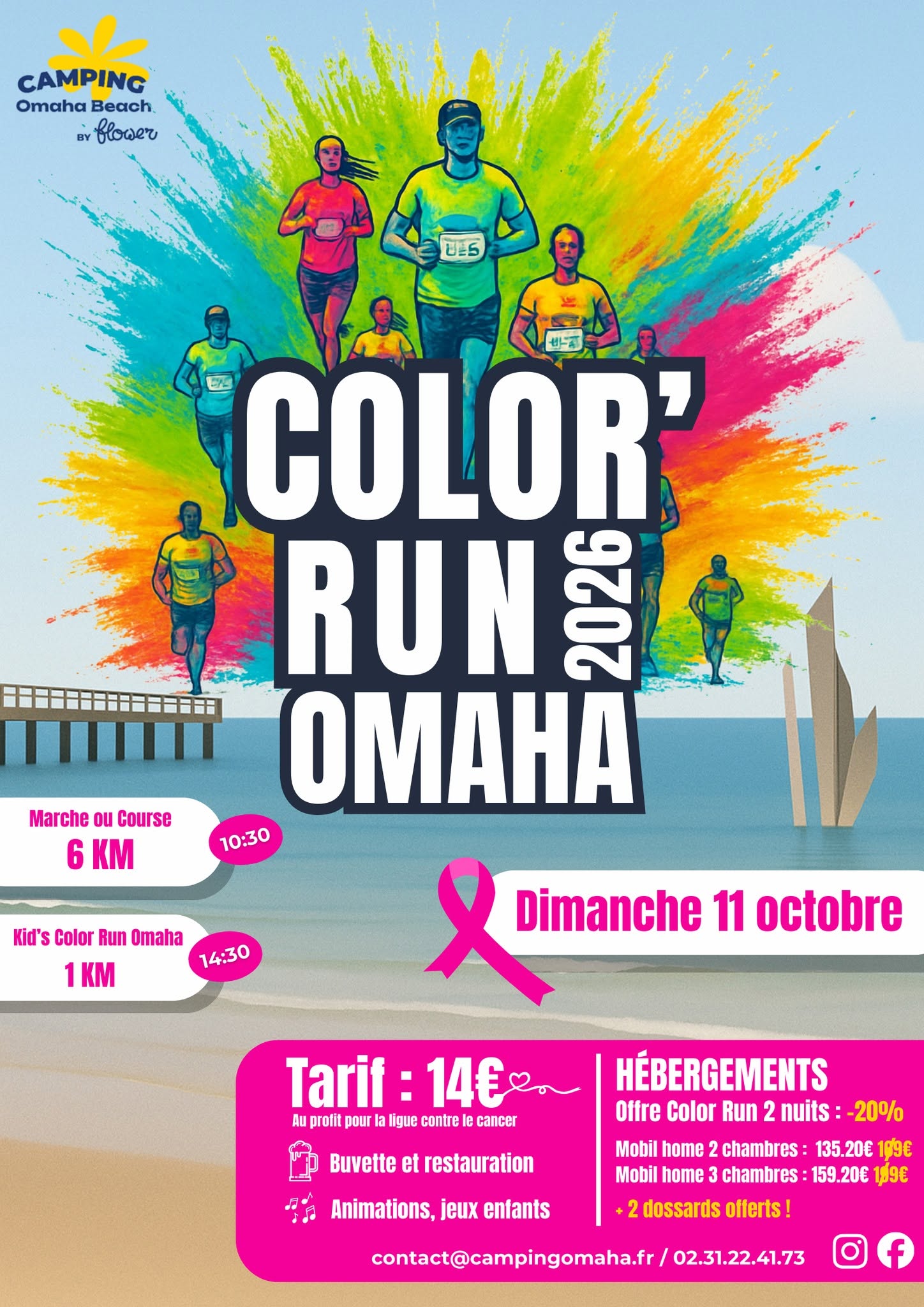 Affiche Color'Run Omaha 2026