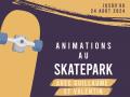 Affiche Skate Park de Courseulles 2024