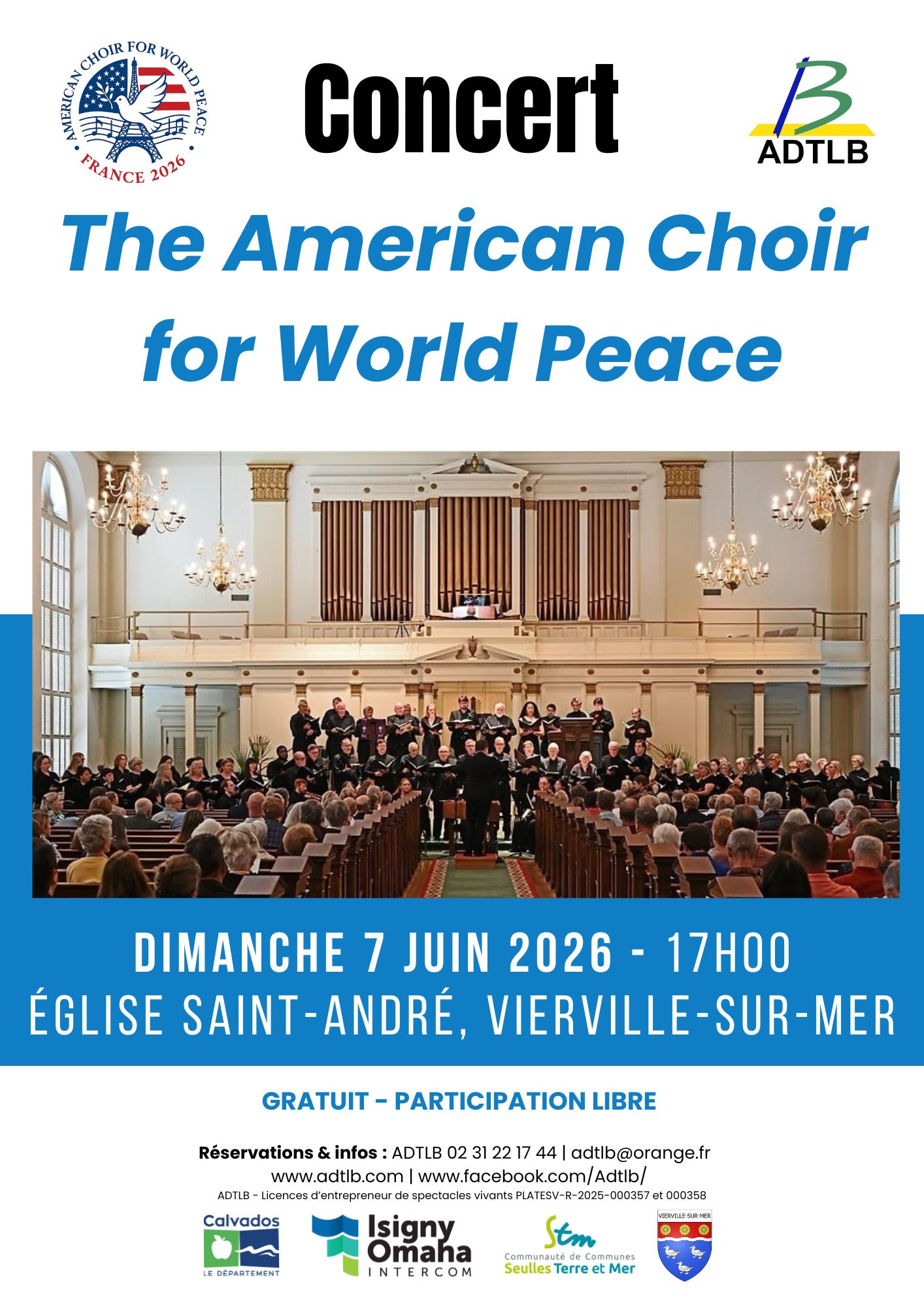   2026-06-07- Vierville concert américain - Affiche - 1 