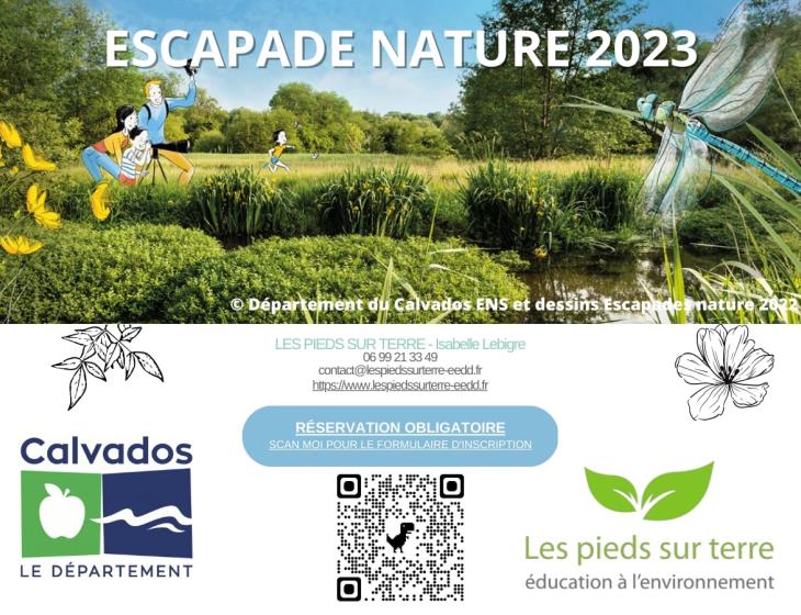 Affiche-animations-Escapade-Nature - lespiedssurterre_isabellelebigre-2023.jpg