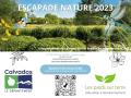 Affiche-animations-Escapade-Nature-lespiedssurterre_isabellelebigre-2023