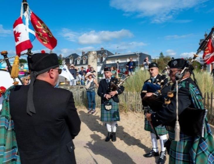 Auld Alliance Pipe Band Normandy