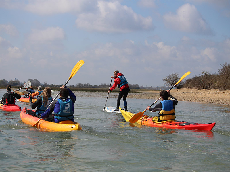 Balade stand up paddle kayak Franceville - ©© A. Le Gall Balade stand up paddle kayak Franceville - ©© A. Le Gall