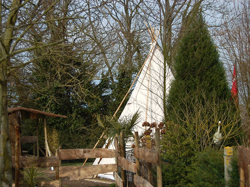 Camping du Golf - Dives sur Mer - tipi - ©Camping du Golf Camping du Golf - Dives sur Mer - tipi - ©Camping du Golf