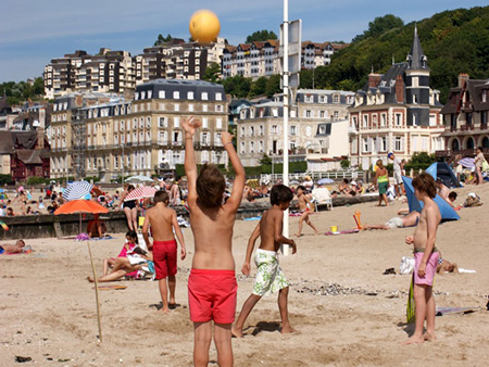 Beach Club And Teenagers Club In Trouville In Normandy