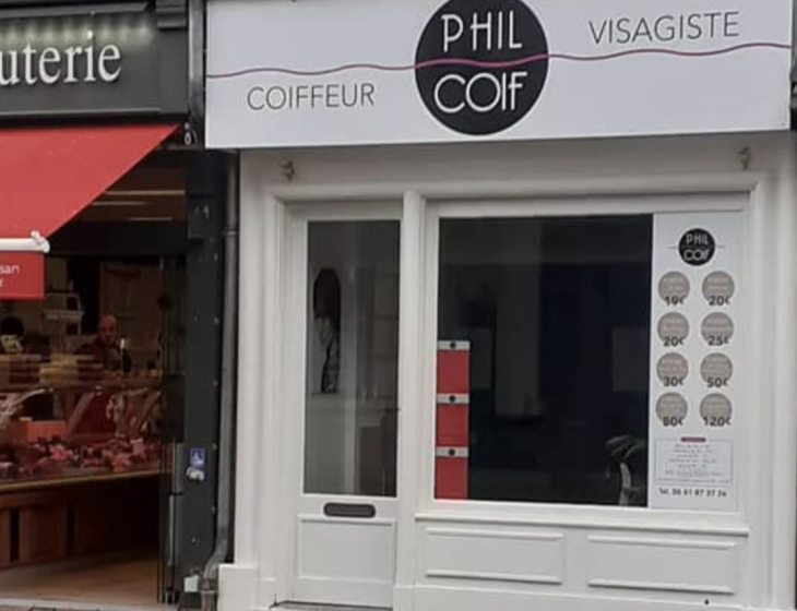 Devanture phil coif