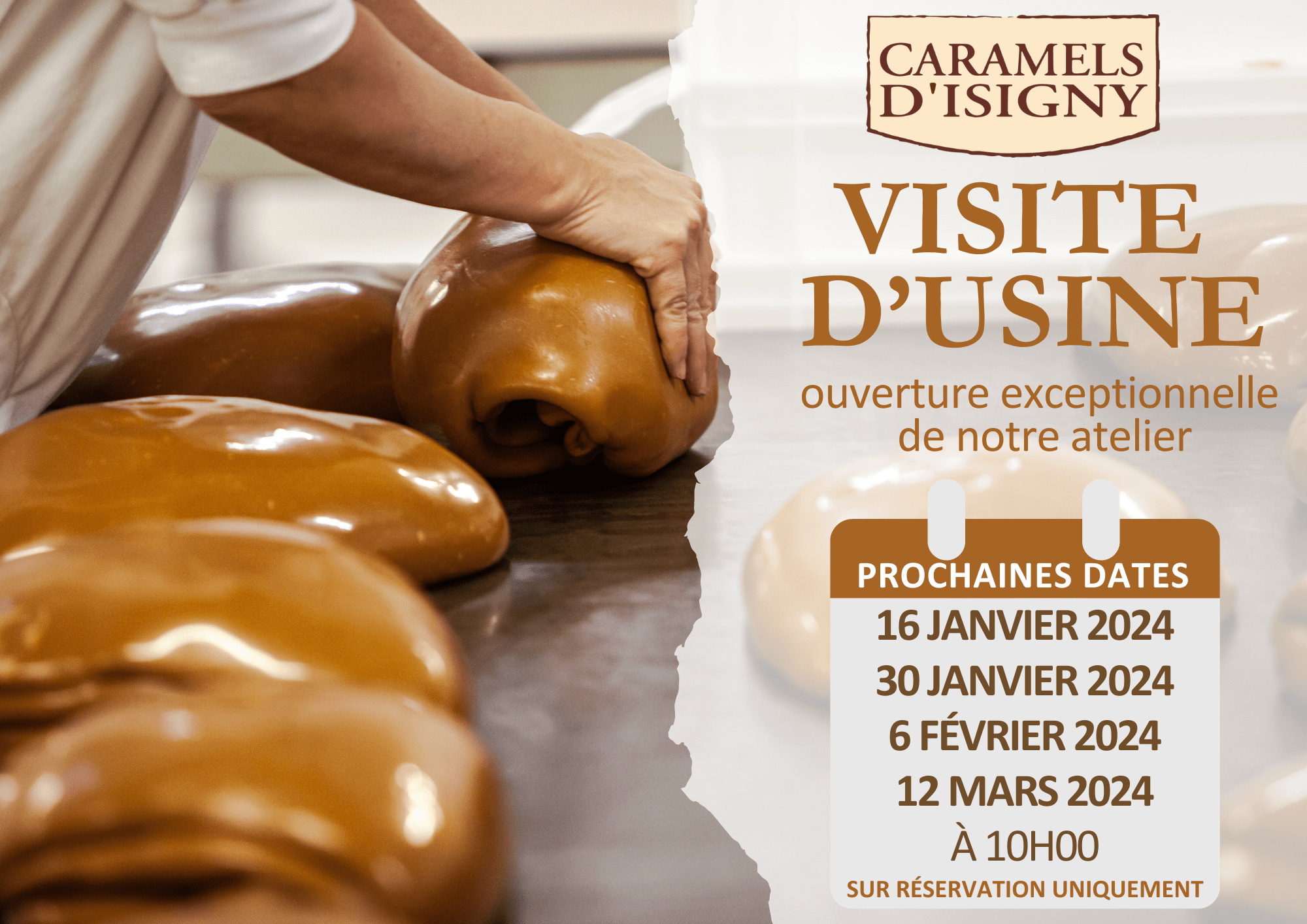 Visite d'usine Caramels d'Isigny Calvados Tourisme