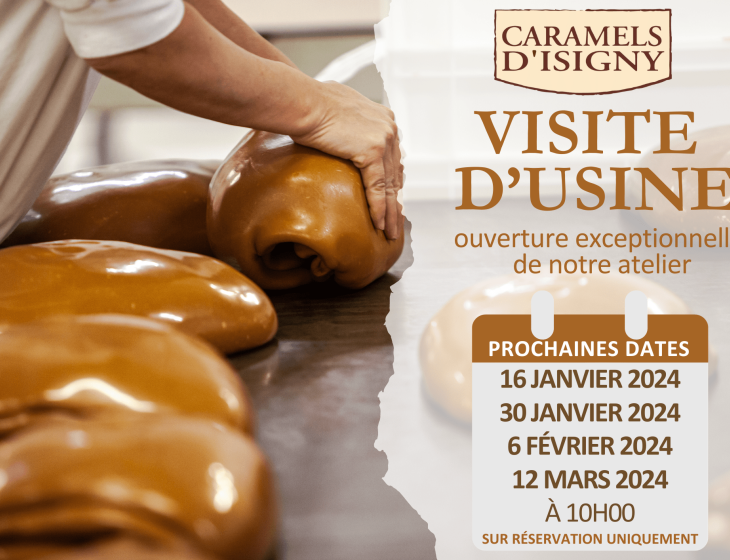 Visite d'usine Caramels d'Isigny Calvados Tourisme