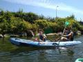 En balade accompagnée en kayak sur le canal de Caen