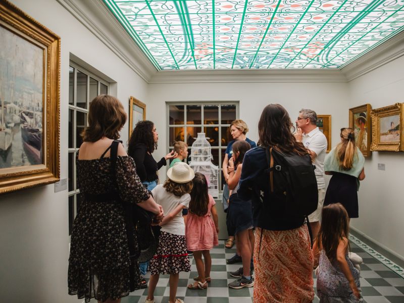 Visite famille de la Villa du Temps retrouvé