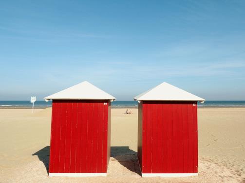 Cabines de plage de Bénerville-sur-Mer