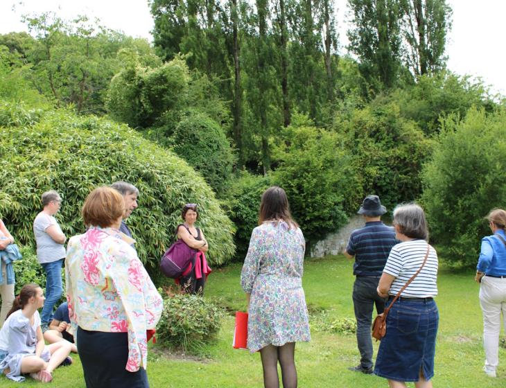 Visite de l'abbaye de Grestain