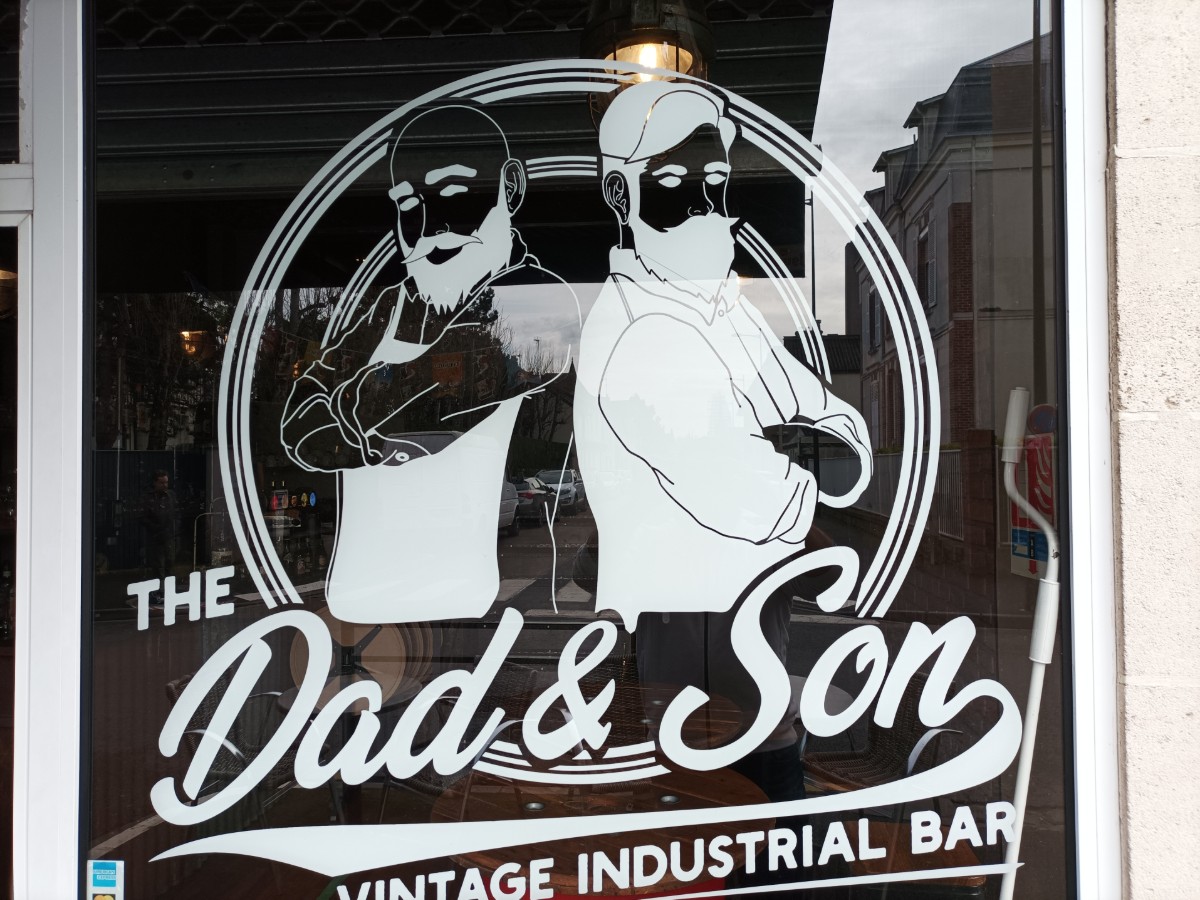 The dad and son