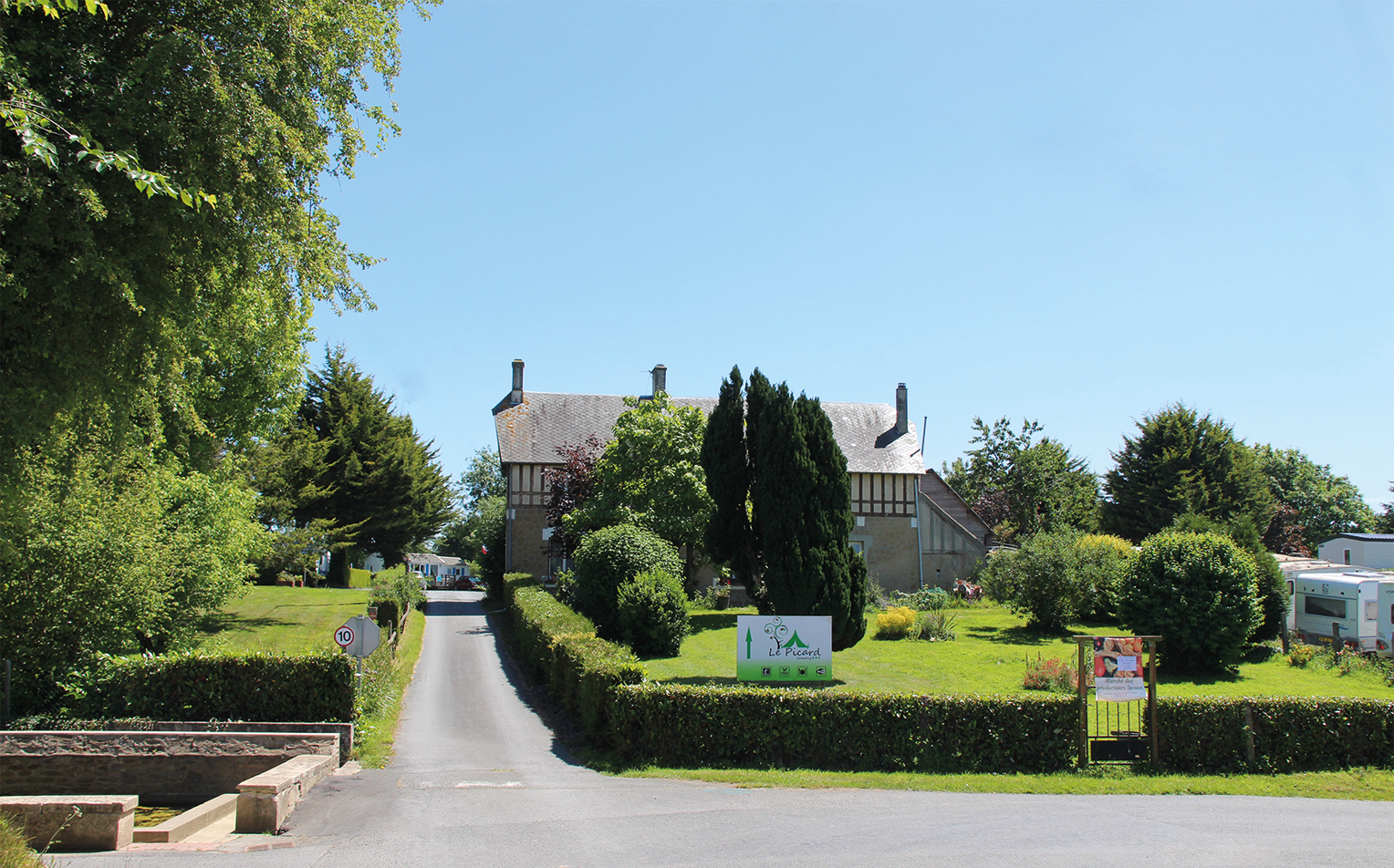 Entrée - Camping Le Picard