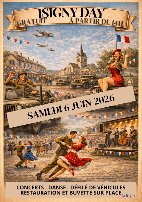   Place de l’hôtel de ville - ISIGNY-SUR-MER - 2 