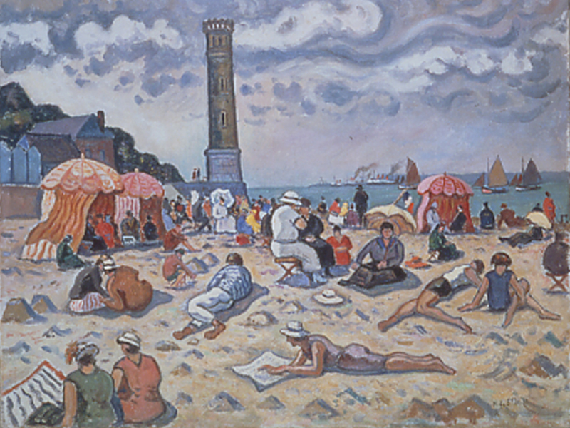 La plage Henri de Saint Delis - ©Musée E. Boudin La plage Henri de Saint Delis - ©Musée E. Boudin