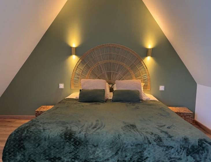 Le gîte de Brocottes - Hotot-en-Auge - La chambre