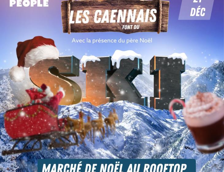 Les Caennais font du ski