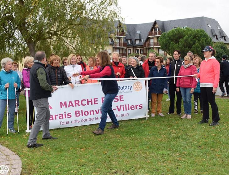 Marche rose Blonville-sur-Mer - Rotary Club Deauville