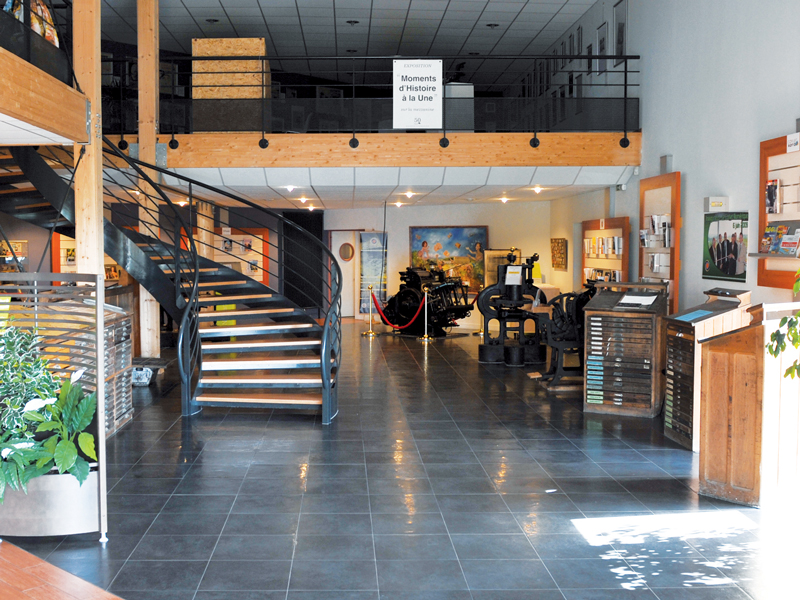 Hall du musée de l'imprimerie typographique à Condé sur Noireau - ©Corlet Hall du musée de l'imprimerie typographique à Condé sur Noireau - ©Corlet