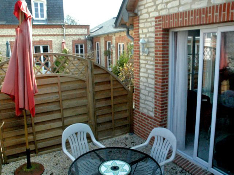 Océan à Deauville, terrasse - ©Mme Cattan - Clévacances Océan à Deauville, terrasse - ©Mme Cattan - Clévacances