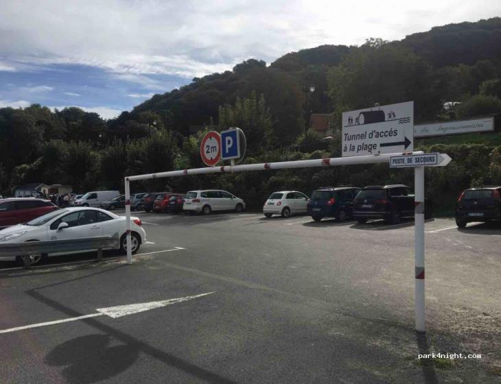 Parking de la plage Honfleur