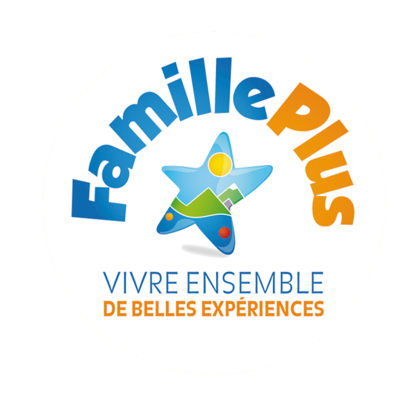 Pegatina logotipo Familia +blonville
