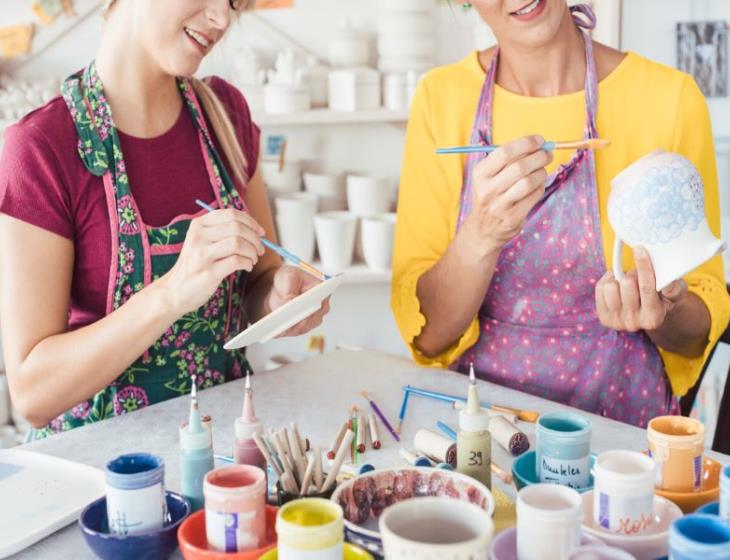 Peinture sur céramique 