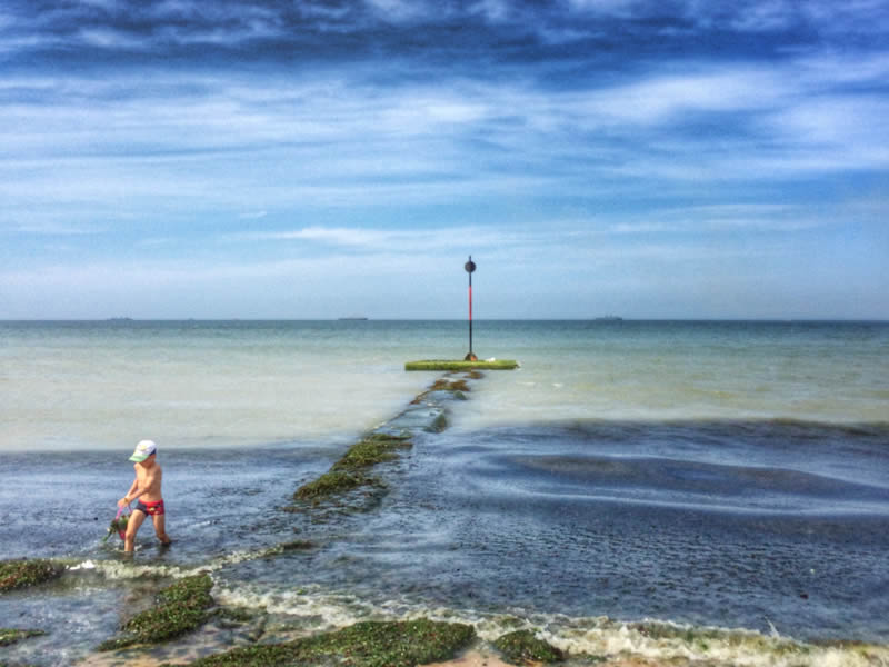 Plage de Colleville Montgomery - ©H. Bois Plage de Colleville Montgomery - ©H. Bois
