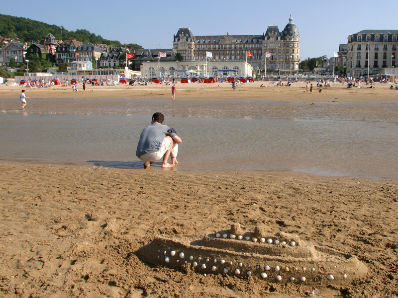 Plage d'Houlgate en Normandie - ©G. Wait Plage d'Houlgate en Normandie - ©G. Wait