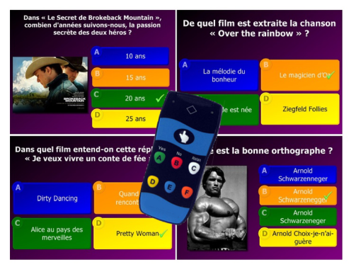 QUIZ Cinema boitier de vote