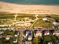 Merville-Franceville-Plage vue du ciel