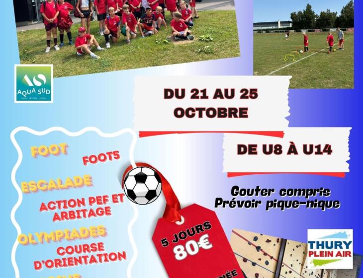 Stage foot vacances automne