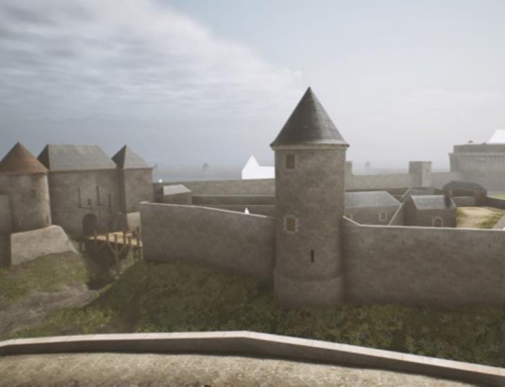 Modélisation 3D des fortifications médiévales