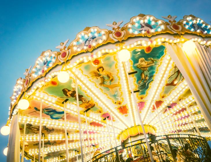 Carousel horse