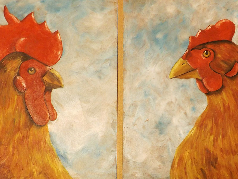 coq-poule-ptitsbozarts - ©L'atelier des petits bozarts Pont-l'Eveque coq-poule-ptitsbozarts - ©L'atelier des petits bozarts Pont-l'Eveque