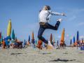 danseur plage © Deauville sur pointes