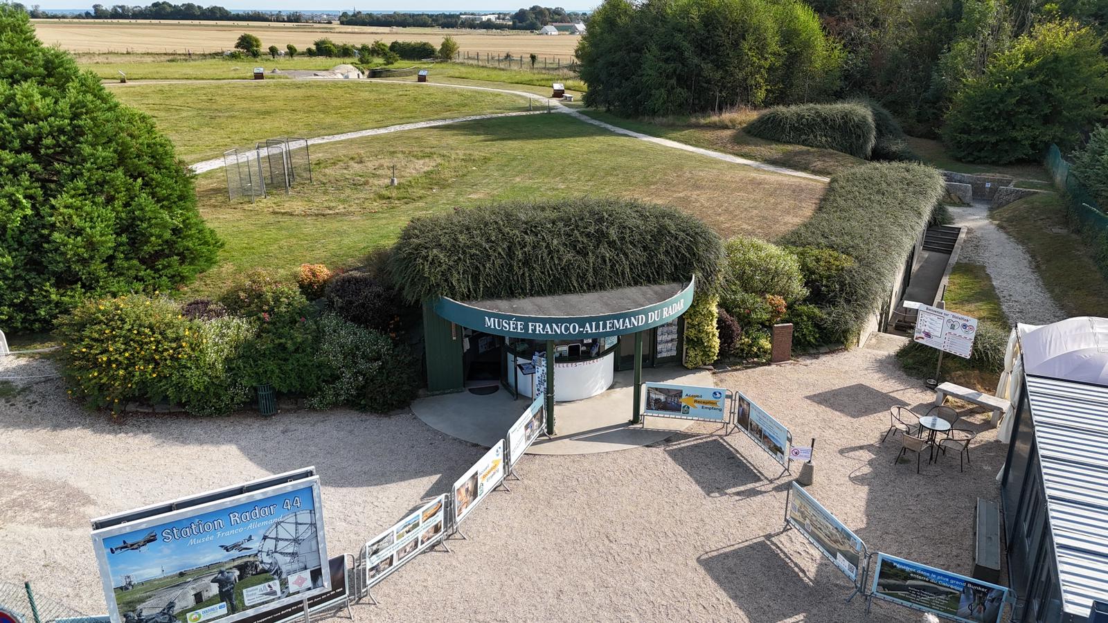 Vue entrée en drone