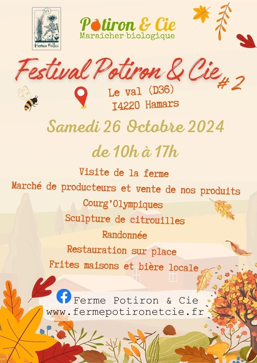 Festival Potirons & Cie #2 Le 26 oct 2024